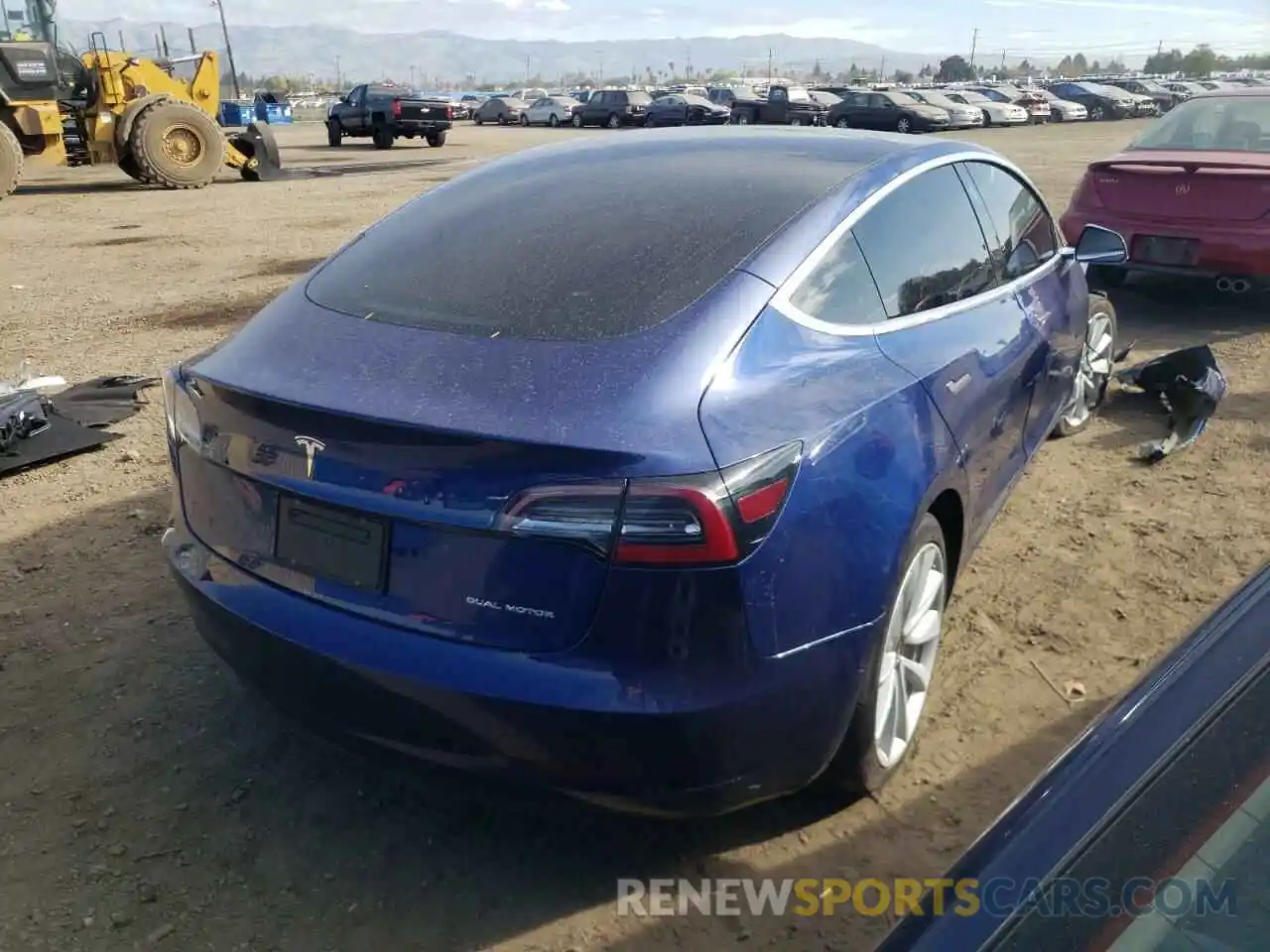 4 Photograph of a damaged car 5YJ3E1EB9LF769651 TESLA MODEL 3 2020