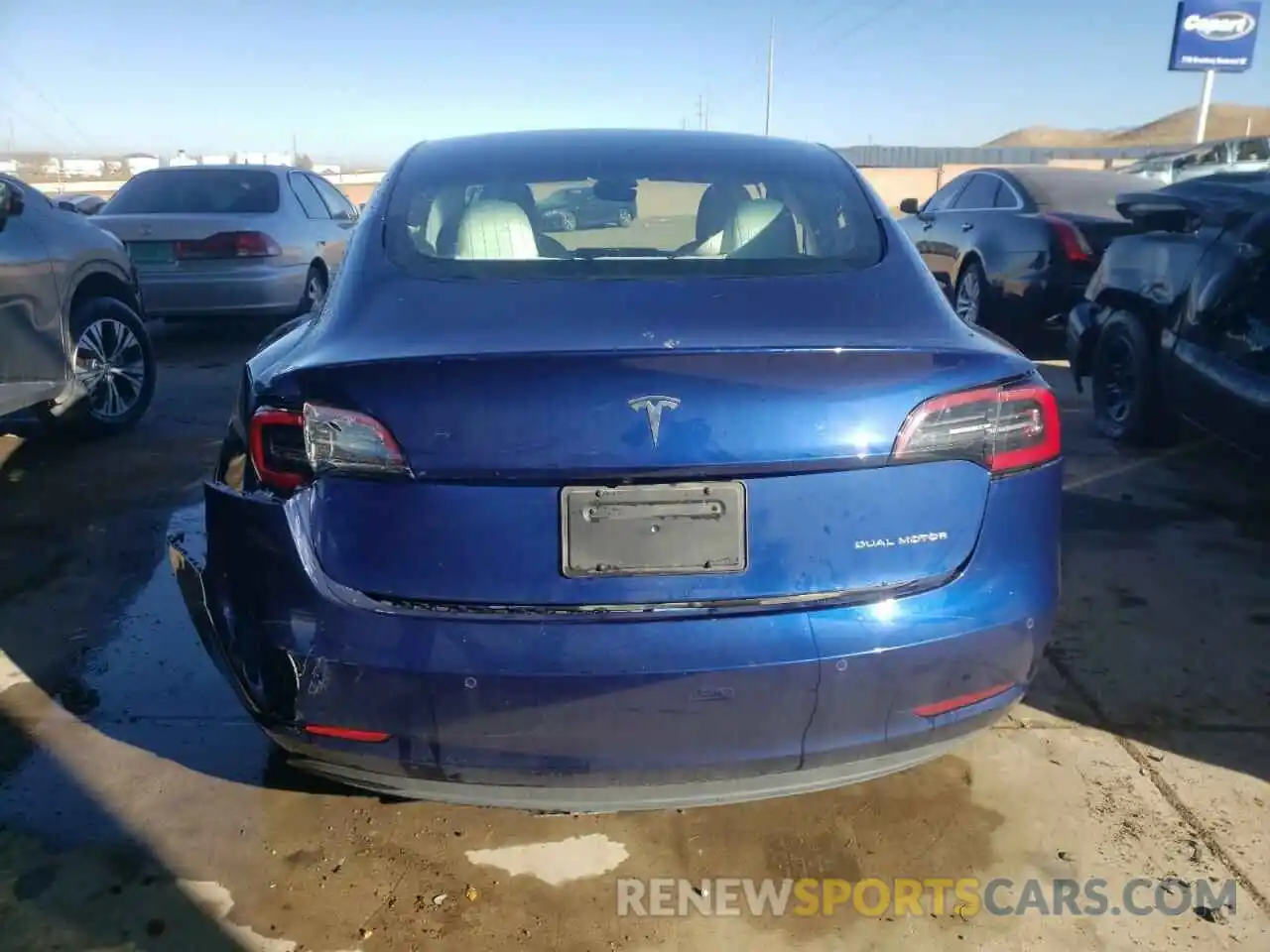 6 Photograph of a damaged car 5YJ3E1EB9LF769701 TESLA MODEL 3 2020