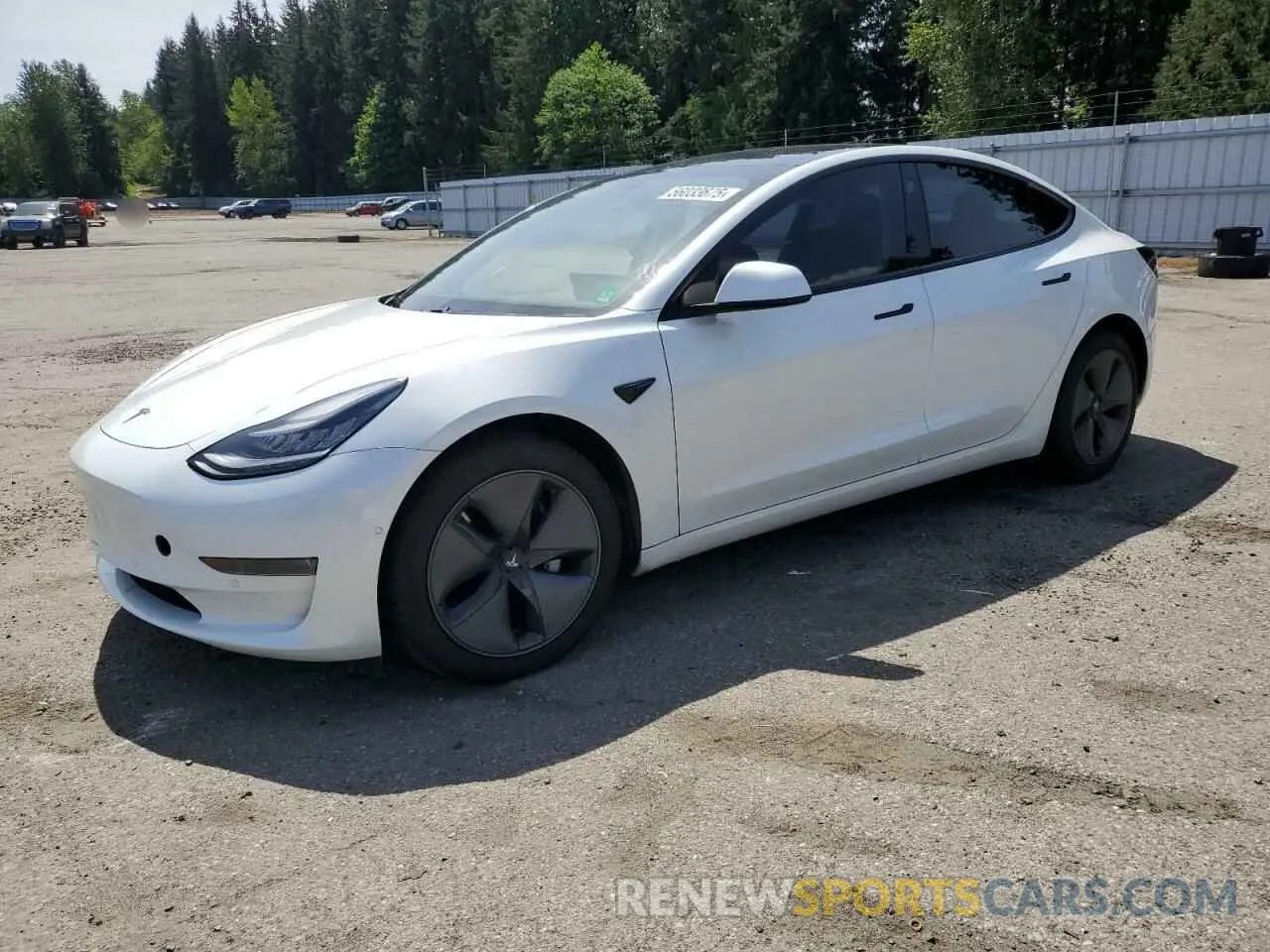 1 Photograph of a damaged car 5YJ3E1EB9LF770329 TESLA MODEL 3 2020