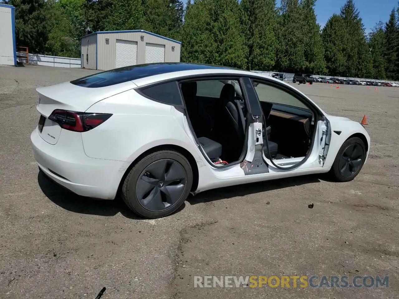 3 Photograph of a damaged car 5YJ3E1EB9LF770329 TESLA MODEL 3 2020