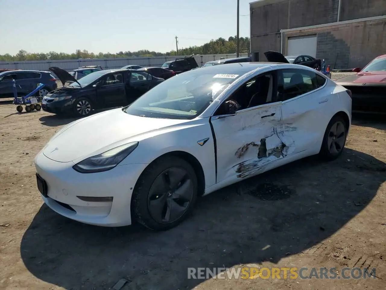 1 Photograph of a damaged car 5YJ3E1EB9LF782996 TESLA MODEL 3 2020