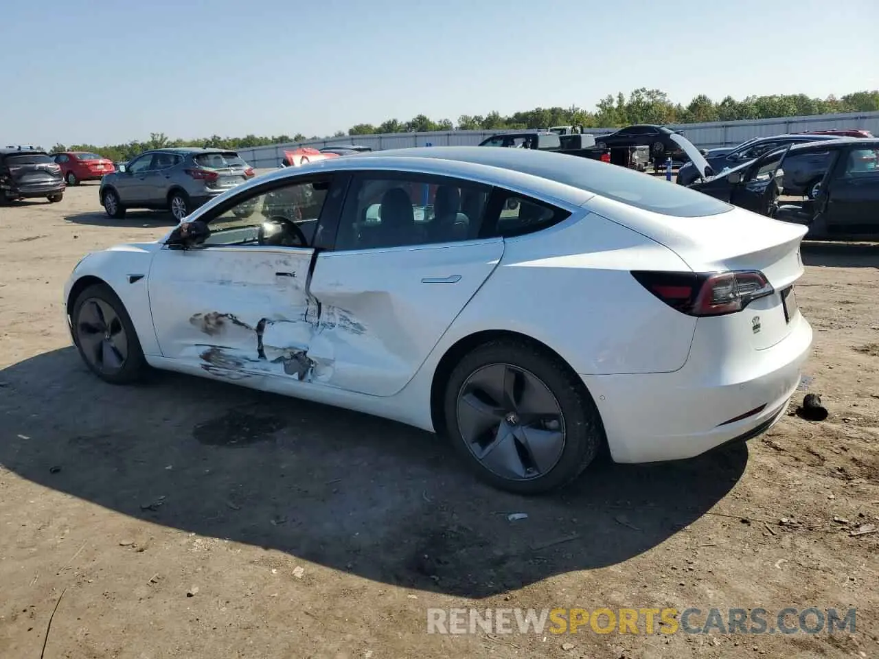 2 Photograph of a damaged car 5YJ3E1EB9LF782996 TESLA MODEL 3 2020