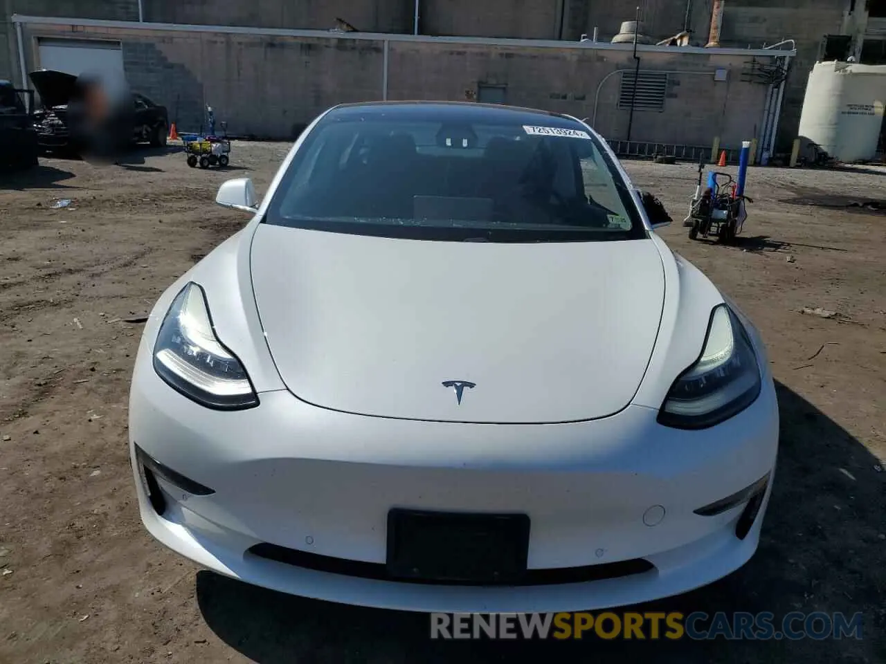 5 Photograph of a damaged car 5YJ3E1EB9LF782996 TESLA MODEL 3 2020