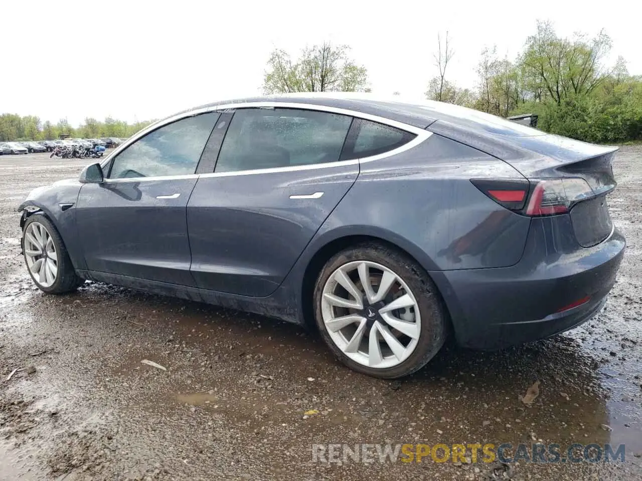 2 Photograph of a damaged car 5YJ3E1EB9LF787406 TESLA MODEL 3 2020