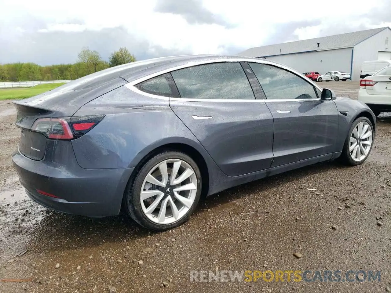 3 Photograph of a damaged car 5YJ3E1EB9LF787406 TESLA MODEL 3 2020