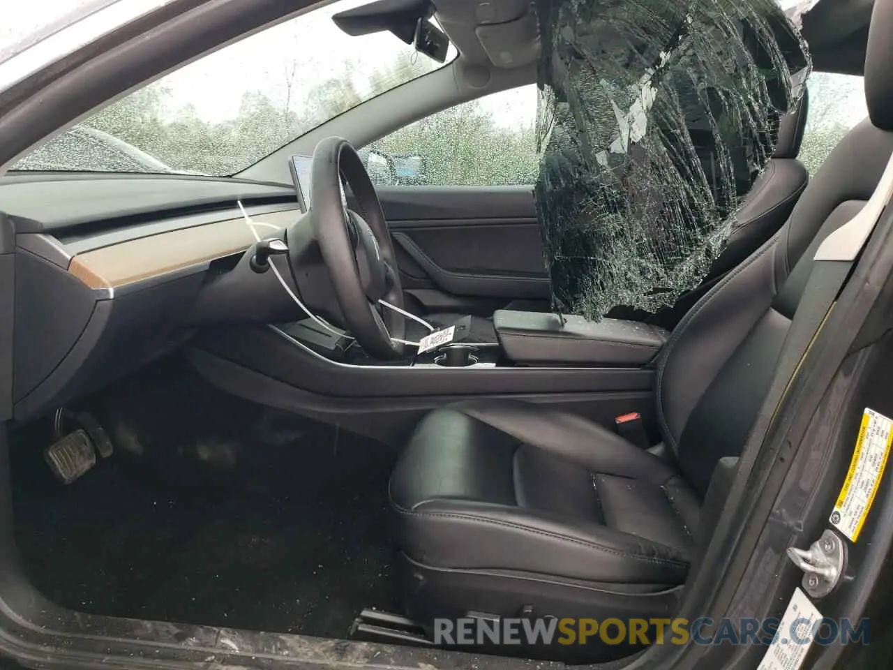 7 Photograph of a damaged car 5YJ3E1EB9LF787406 TESLA MODEL 3 2020