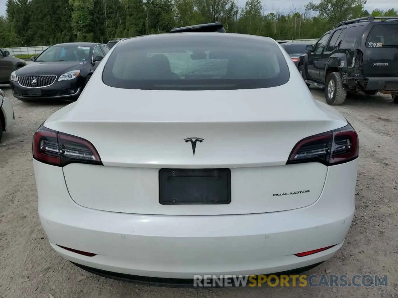6 Photograph of a damaged car 5YJ3E1EB9LF801059 TESLA MODEL 3 2020