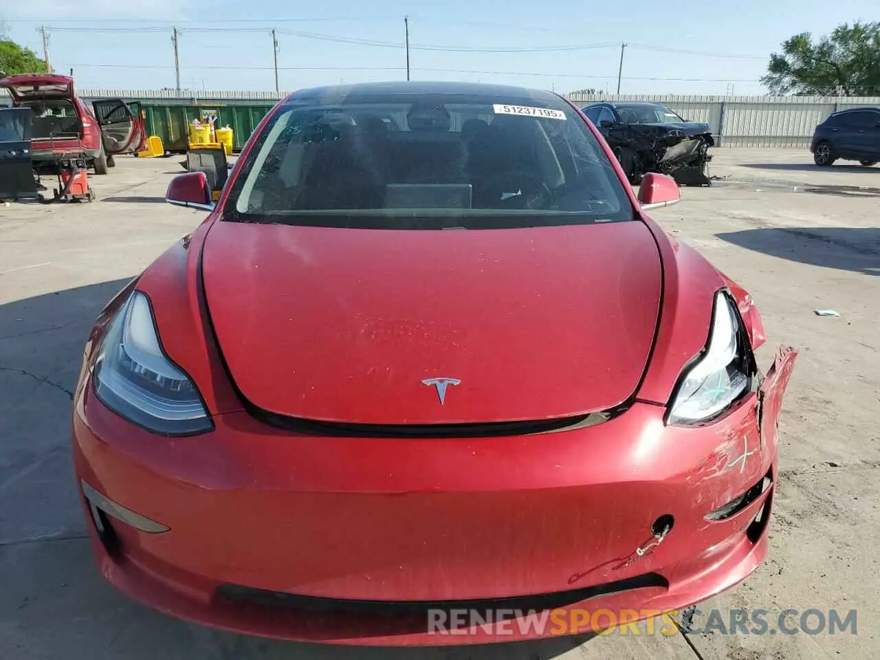 5 Photograph of a damaged car 5YJ3E1EB9LF801305 TESLA MODEL 3 2020