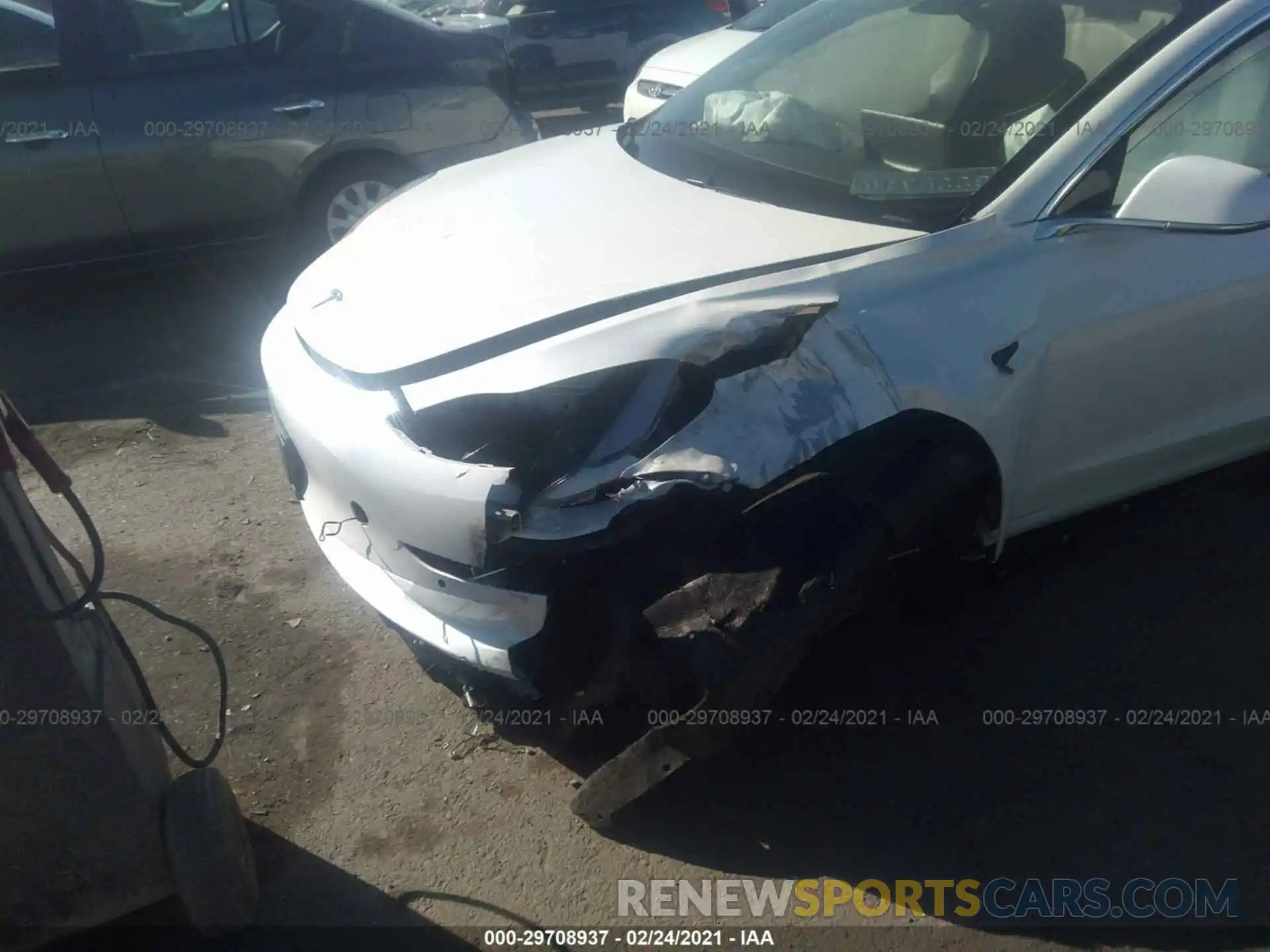 6 Photograph of a damaged car 5YJ3E1EB9LF803152 TESLA MODEL 3 2020