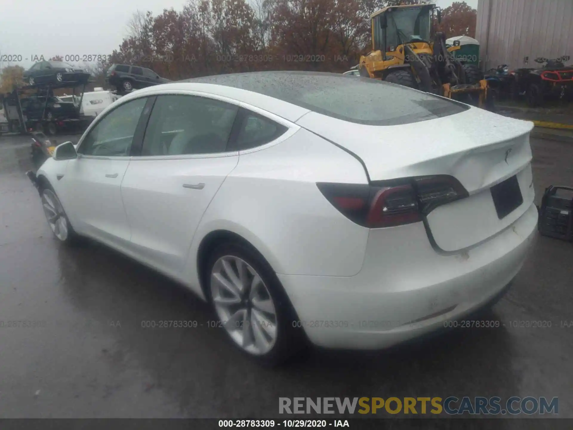 3 Photograph of a damaged car 5YJ3E1EBXLF513731 TESLA MODEL 3 2020