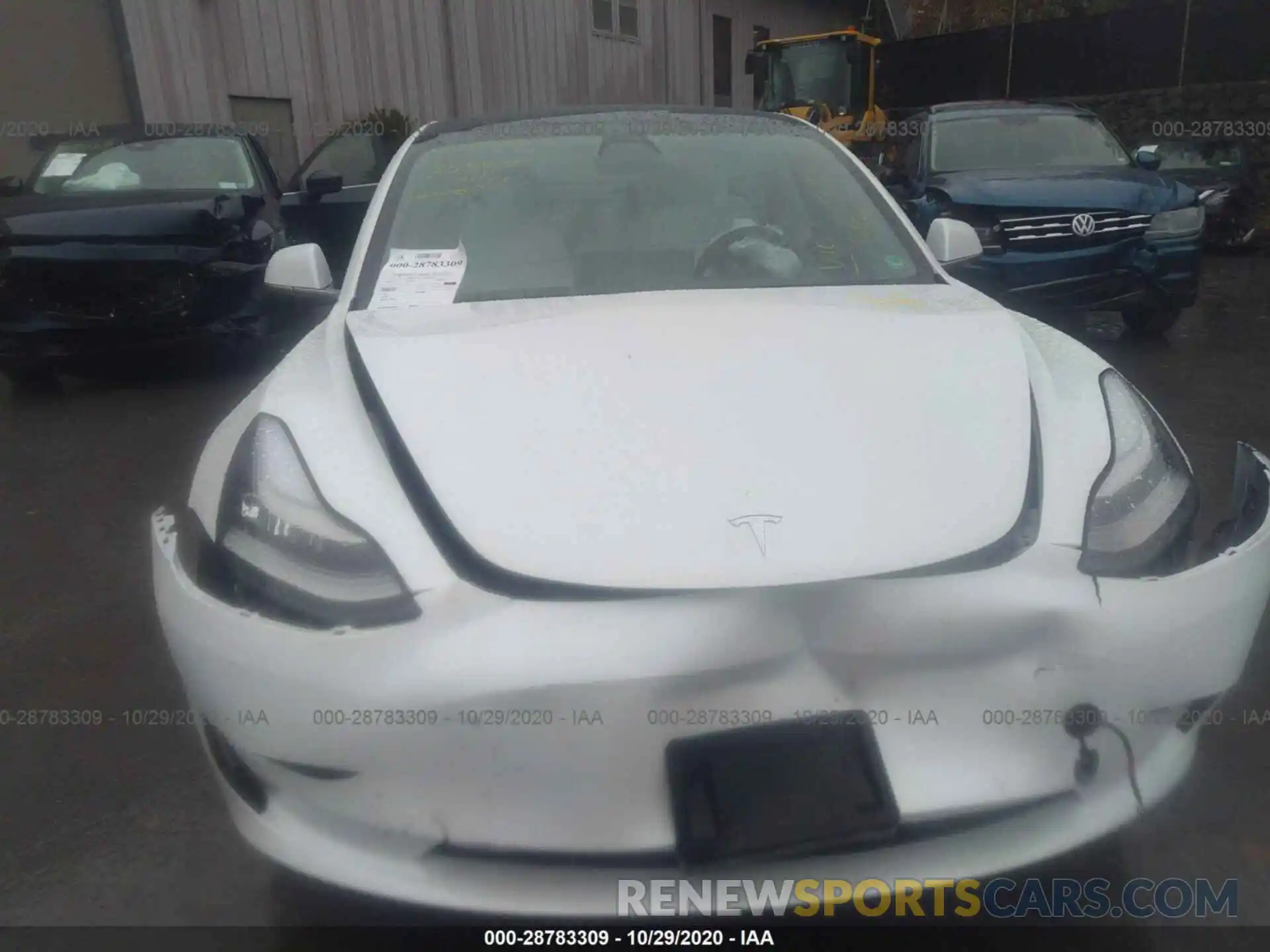 6 Photograph of a damaged car 5YJ3E1EBXLF513731 TESLA MODEL 3 2020