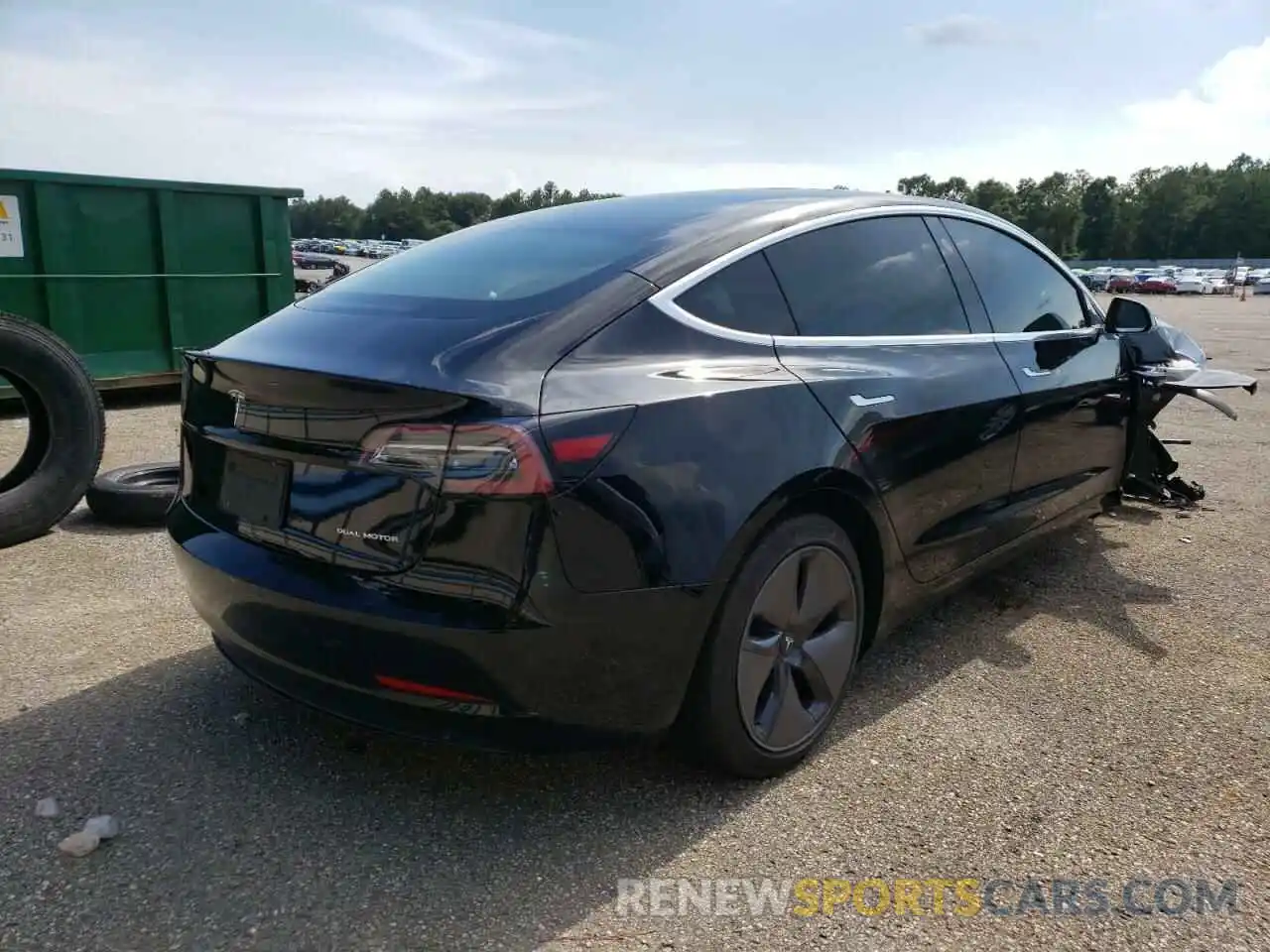 4 Photograph of a damaged car 5YJ3E1EBXLF601016 TESLA MODEL 3 2020