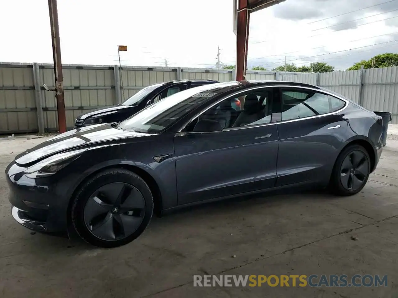 1 Photograph of a damaged car 5YJ3E1EBXLF616390 TESLA MODEL 3 2020