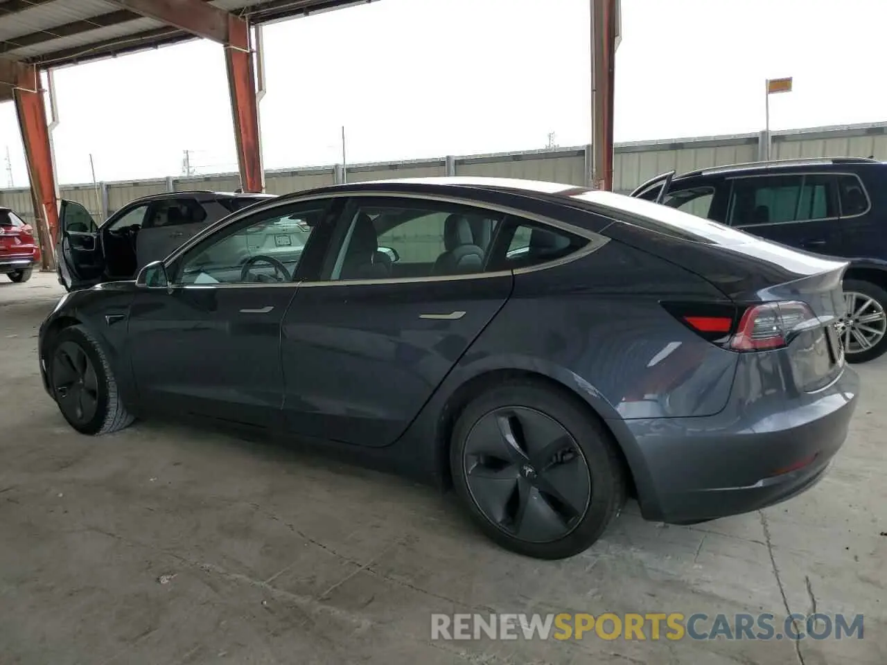2 Photograph of a damaged car 5YJ3E1EBXLF616390 TESLA MODEL 3 2020