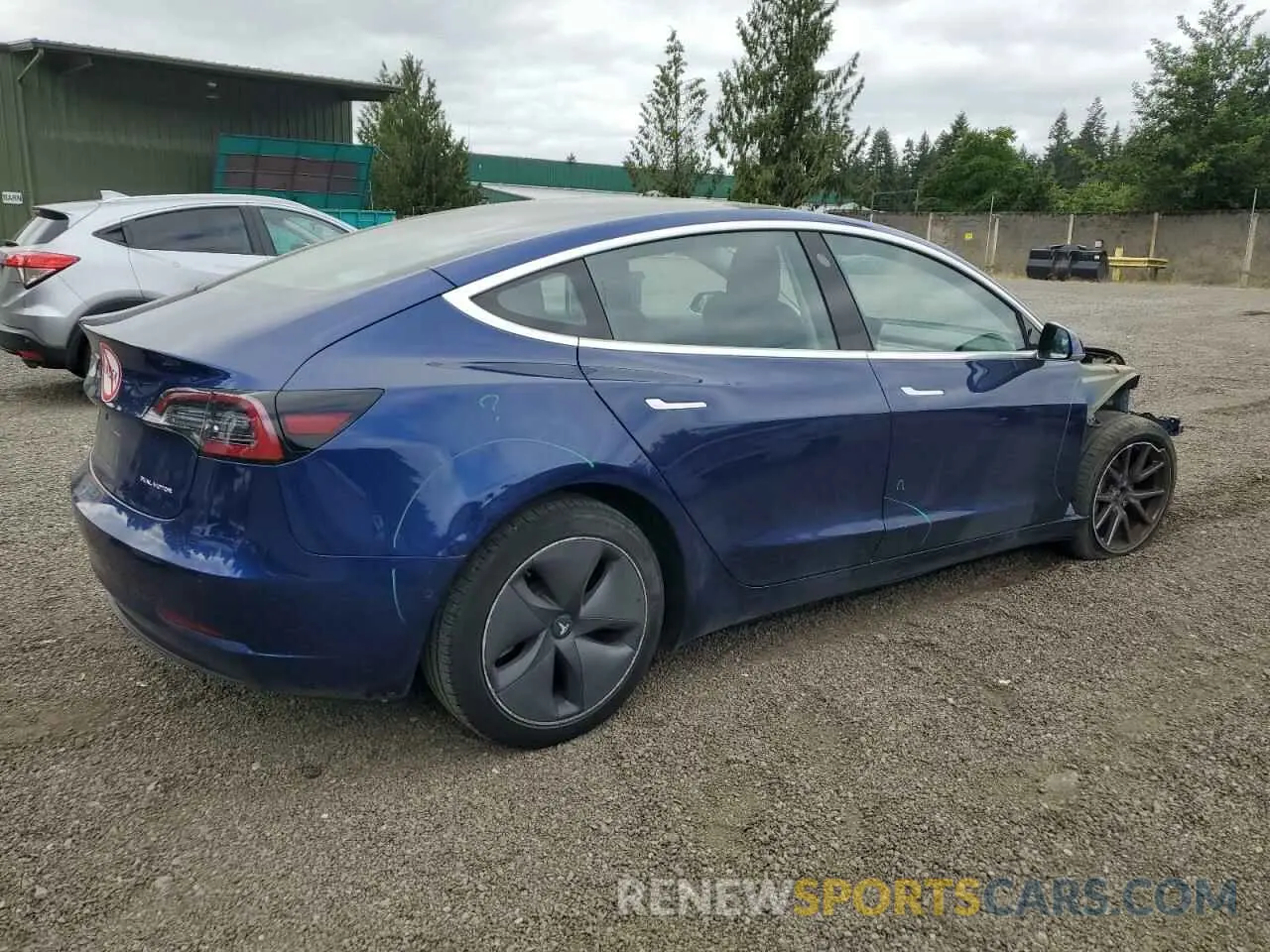 3 Photograph of a damaged car 5YJ3E1EBXLF617698 TESLA MODEL 3 2020