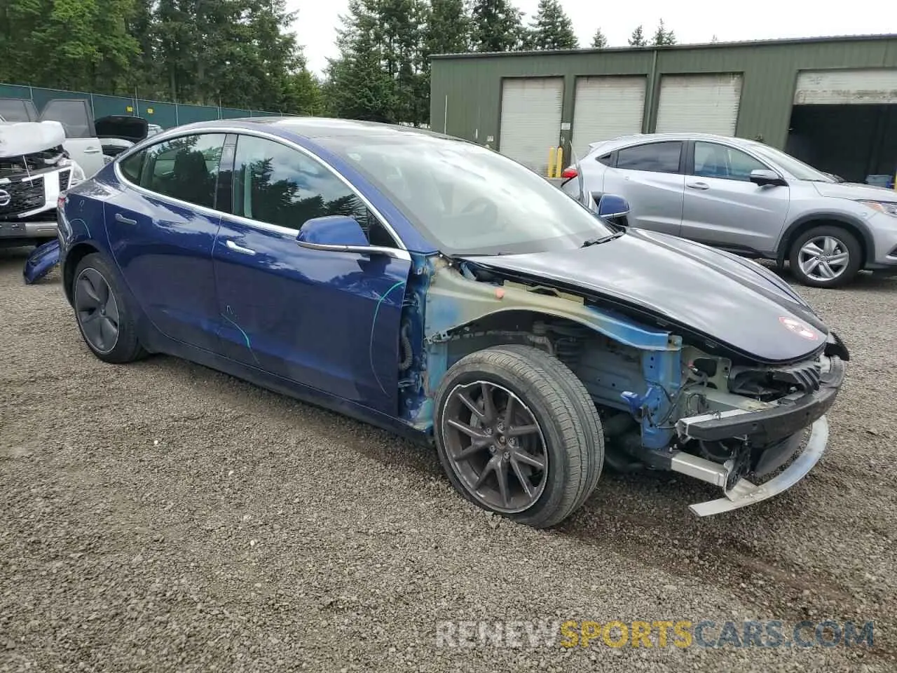 4 Photograph of a damaged car 5YJ3E1EBXLF617698 TESLA MODEL 3 2020