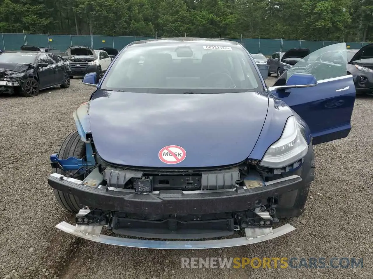 5 Photograph of a damaged car 5YJ3E1EBXLF617698 TESLA MODEL 3 2020