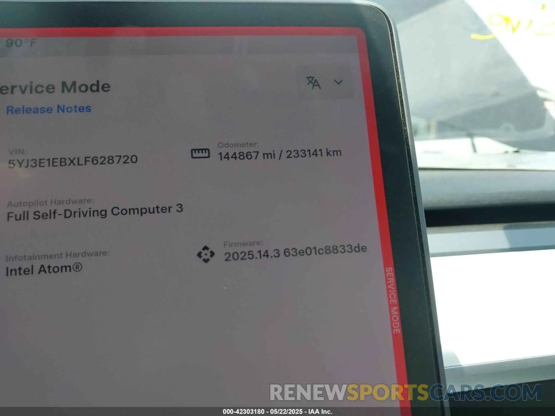15 Photograph of a damaged car 5YJ3E1EBXLF628720 TESLA MODEL 3 2020
