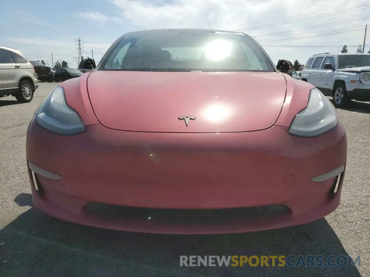 5 Photograph of a damaged car 5YJ3E1EBXLF635957 TESLA MODEL 3 2020