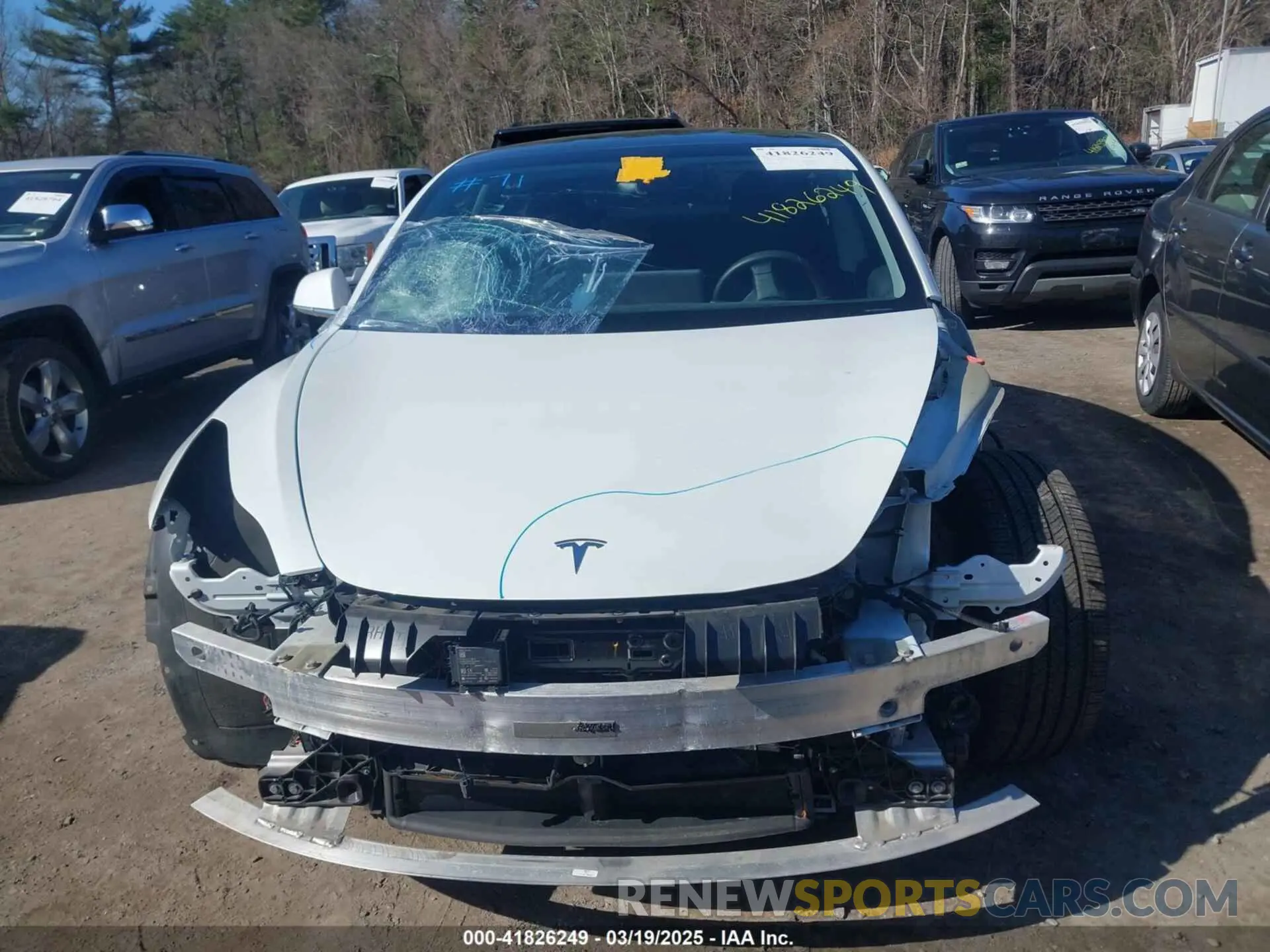 13 Photograph of a damaged car 5YJ3E1EBXLF636963 TESLA MODEL 3 2020
