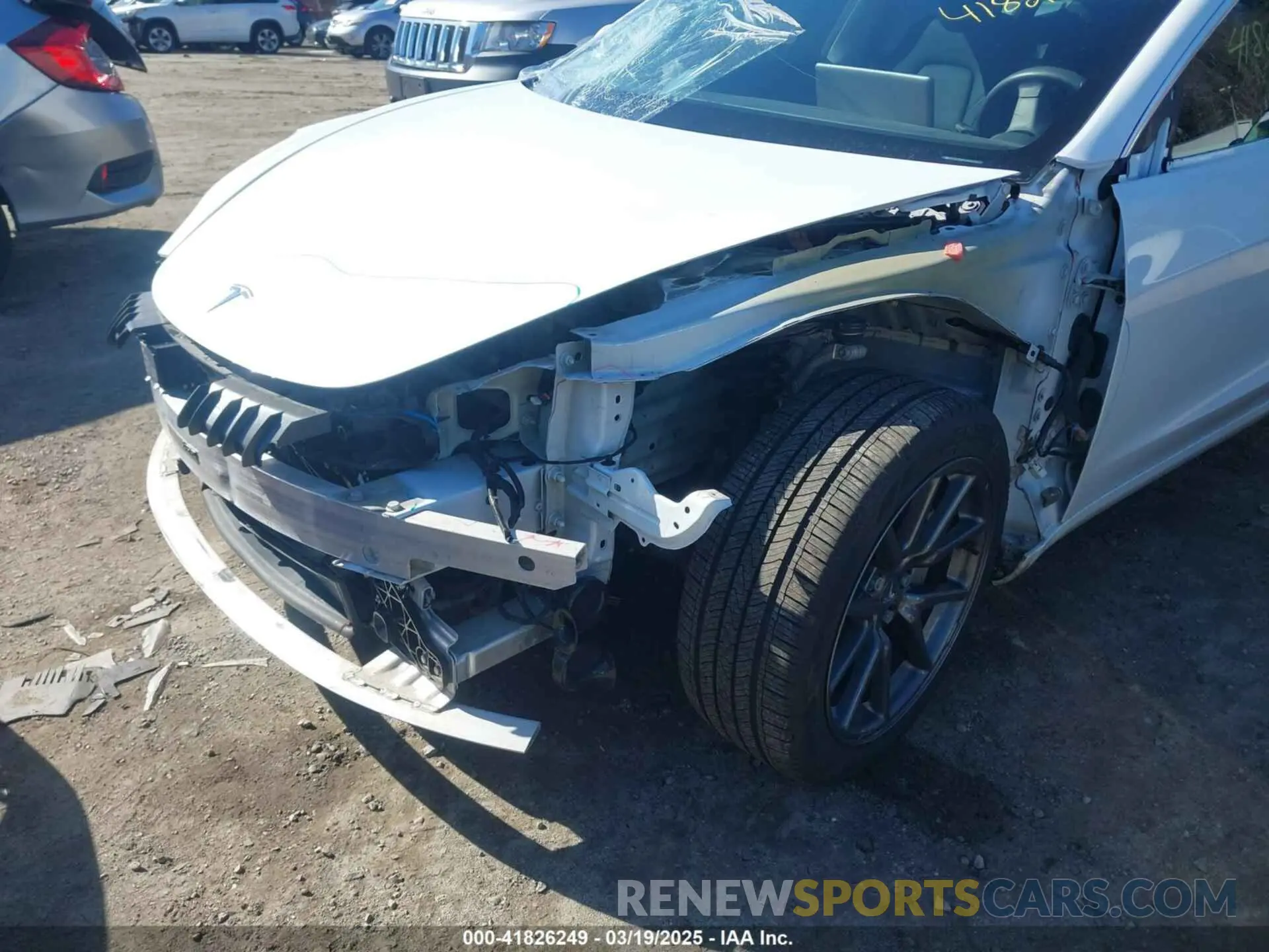 6 Photograph of a damaged car 5YJ3E1EBXLF636963 TESLA MODEL 3 2020