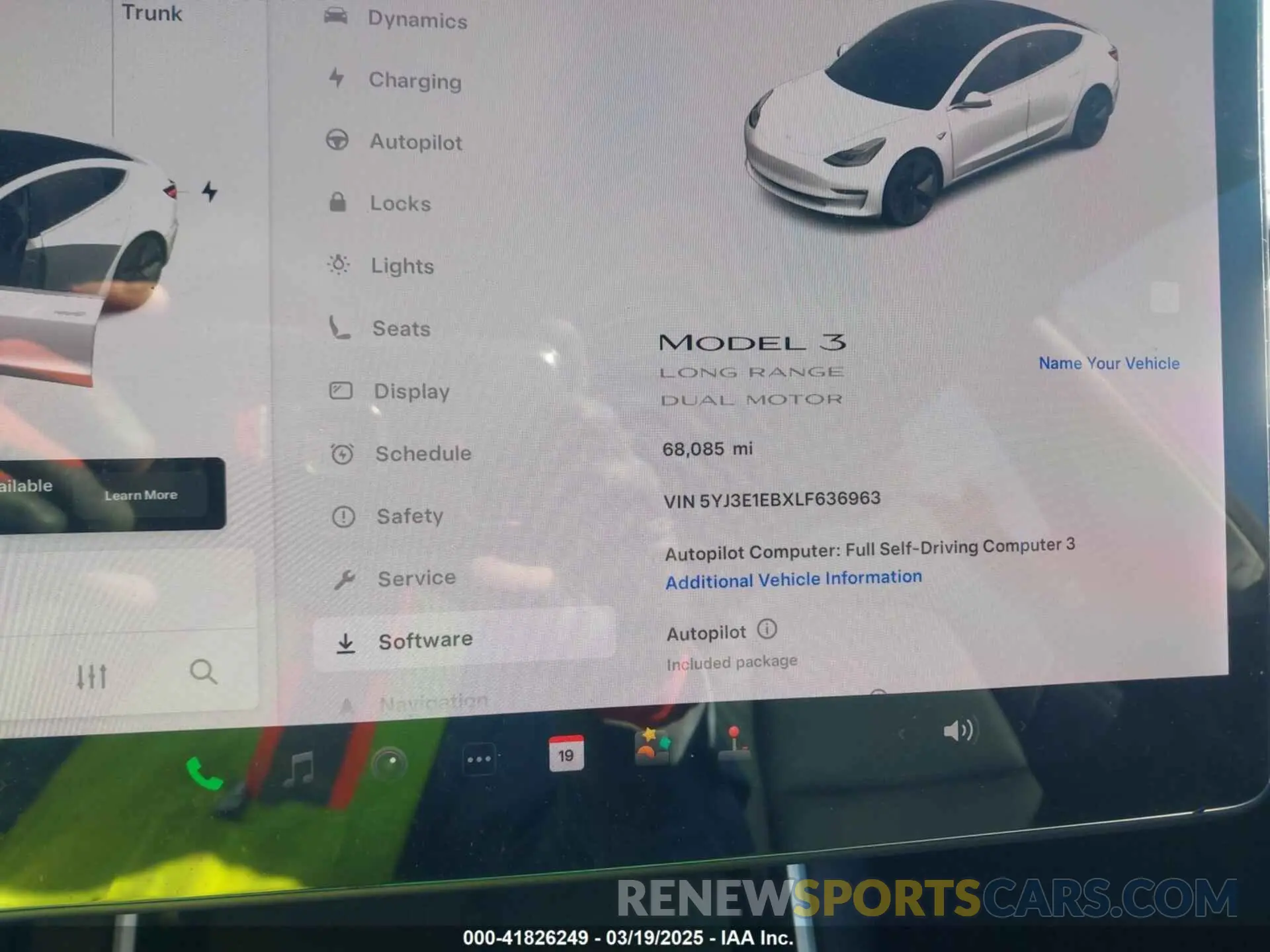 7 Photograph of a damaged car 5YJ3E1EBXLF636963 TESLA MODEL 3 2020