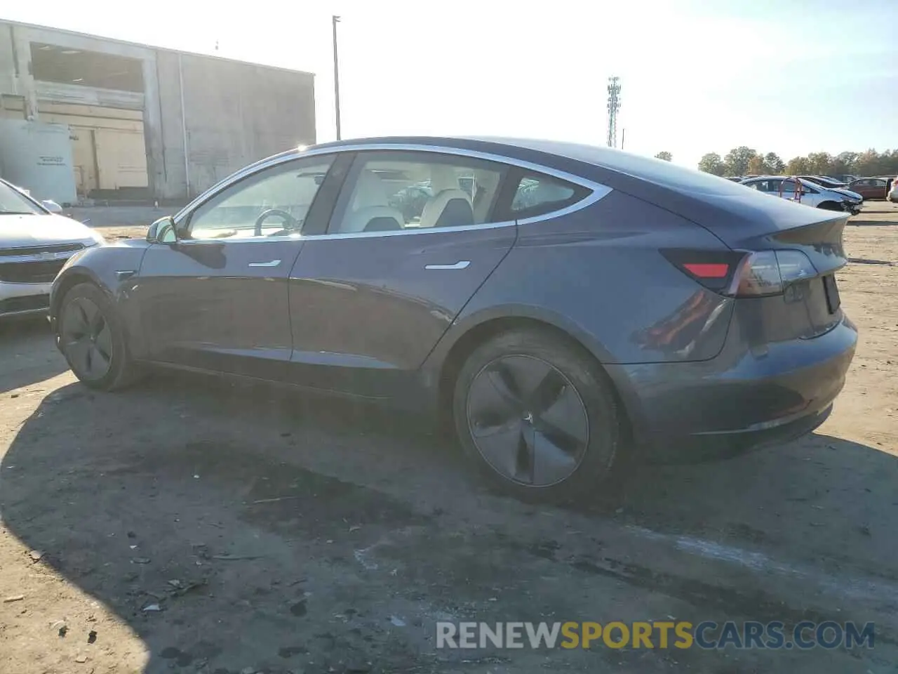 2 Photograph of a damaged car 5YJ3E1EBXLF639152 TESLA MODEL 3 2020