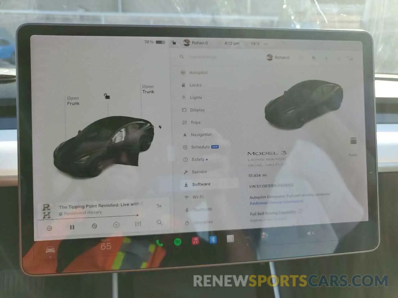 9 Photograph of a damaged car 5YJ3E1EBXLF639152 TESLA MODEL 3 2020