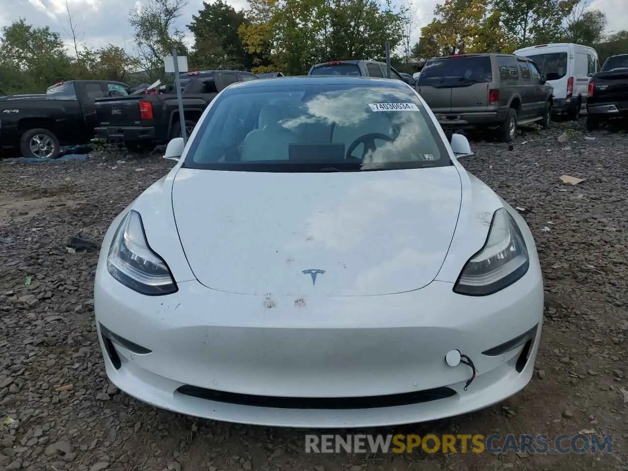 5 Photograph of a damaged car 5YJ3E1EBXLF639667 TESLA MODEL 3 2020
