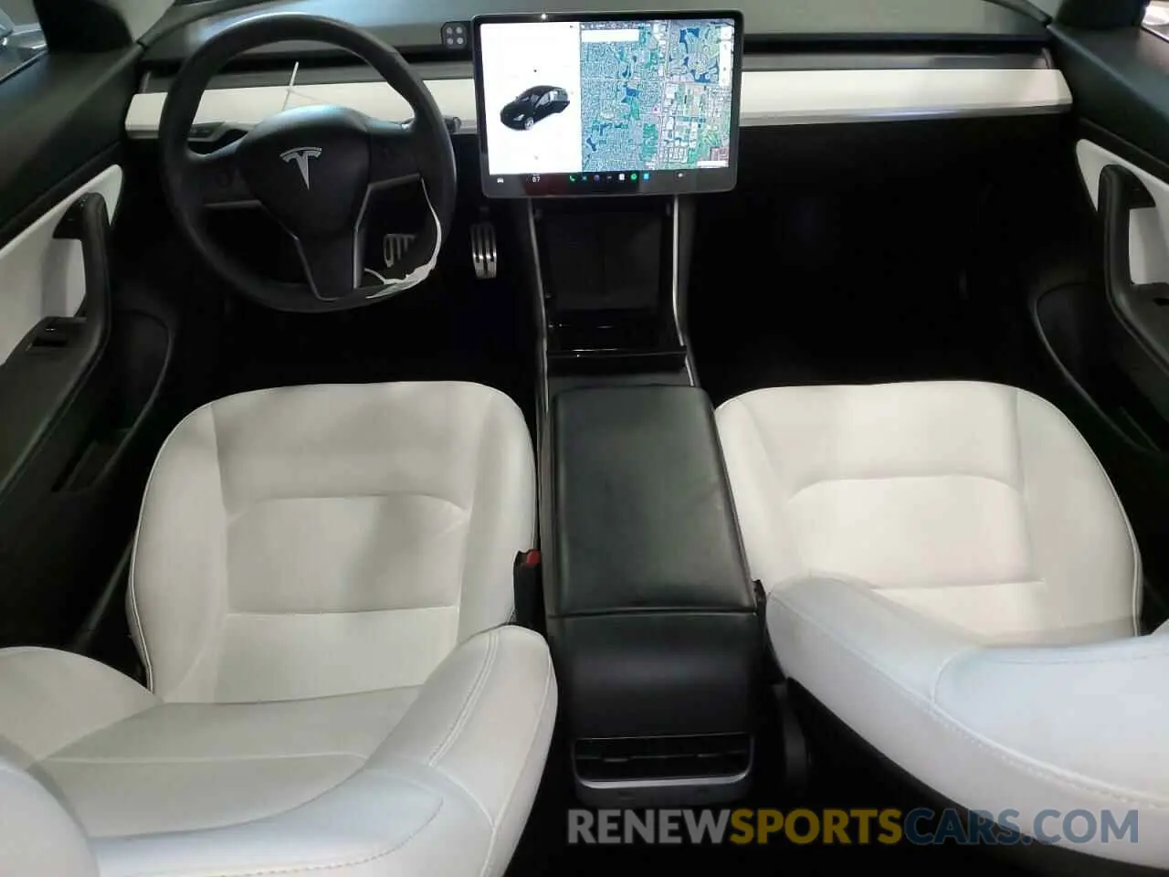 8 Photograph of a damaged car 5YJ3E1EBXLF639670 TESLA MODEL 3 2020