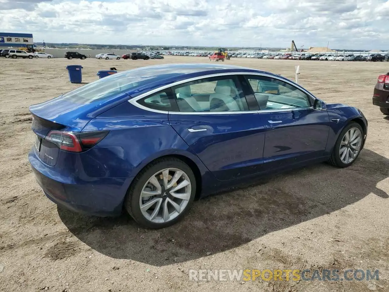 3 Photograph of a damaged car 5YJ3E1EBXLF640303 TESLA MODEL 3 2020