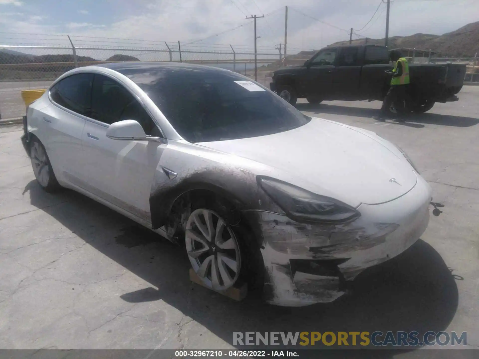 1 Photograph of a damaged car 5YJ3E1EBXLF640642 TESLA MODEL 3 2020