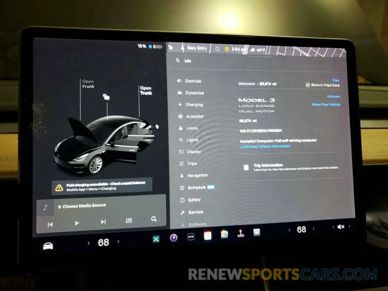 9 Photograph of a damaged car 5YJ3E1EBXLF650801 TESLA MODEL 3 2020
