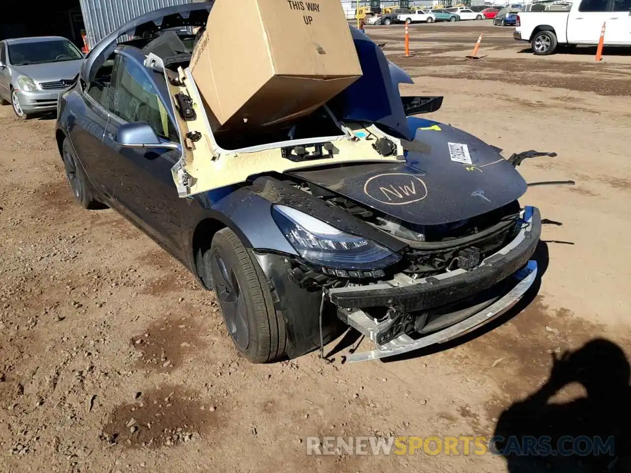 9 Photograph of a damaged car 5YJ3E1EBXLF663290 TESLA MODEL 3 2020