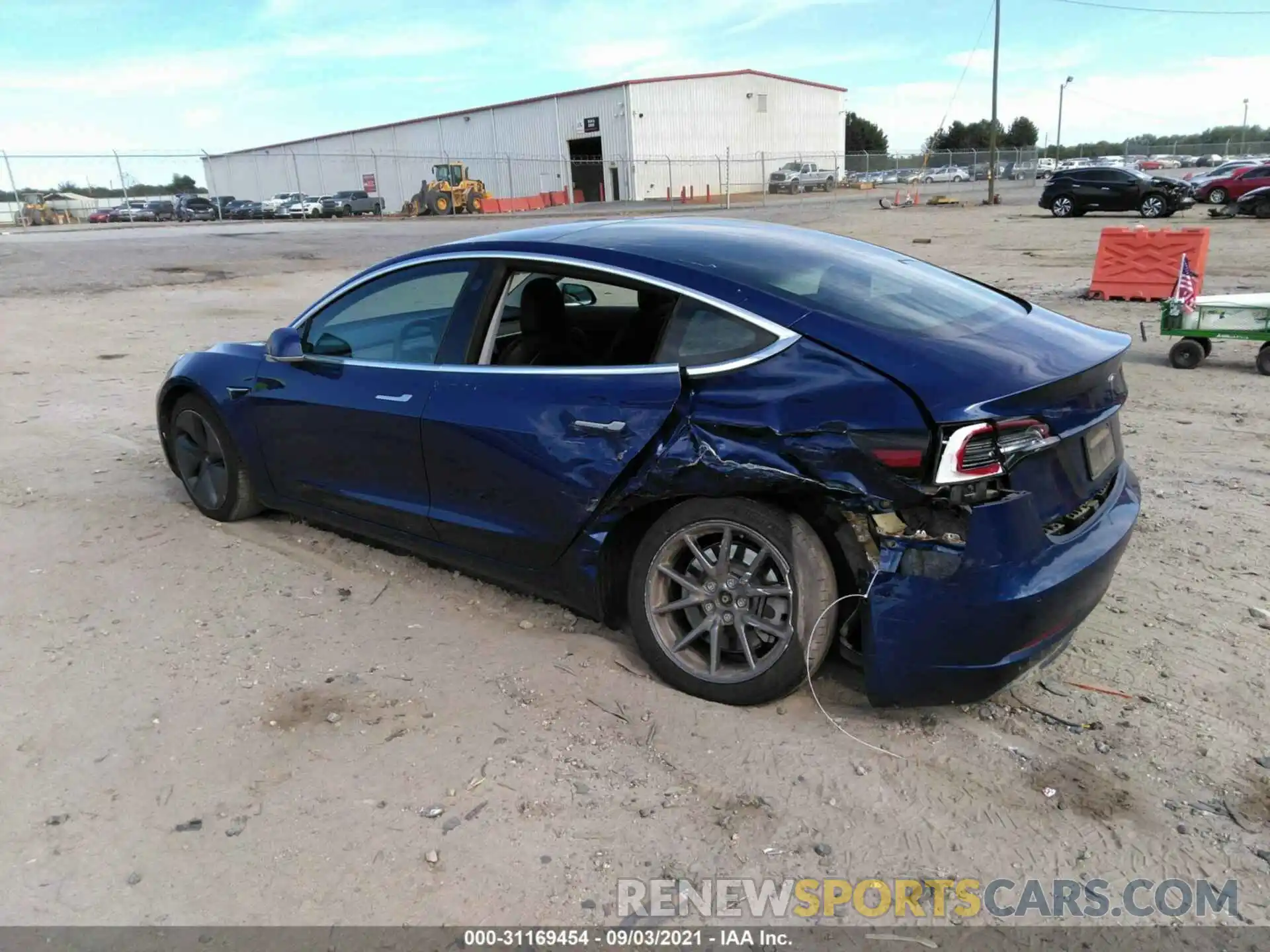 3 Photograph of a damaged car 5YJ3E1EBXLF664634 TESLA MODEL 3 2020