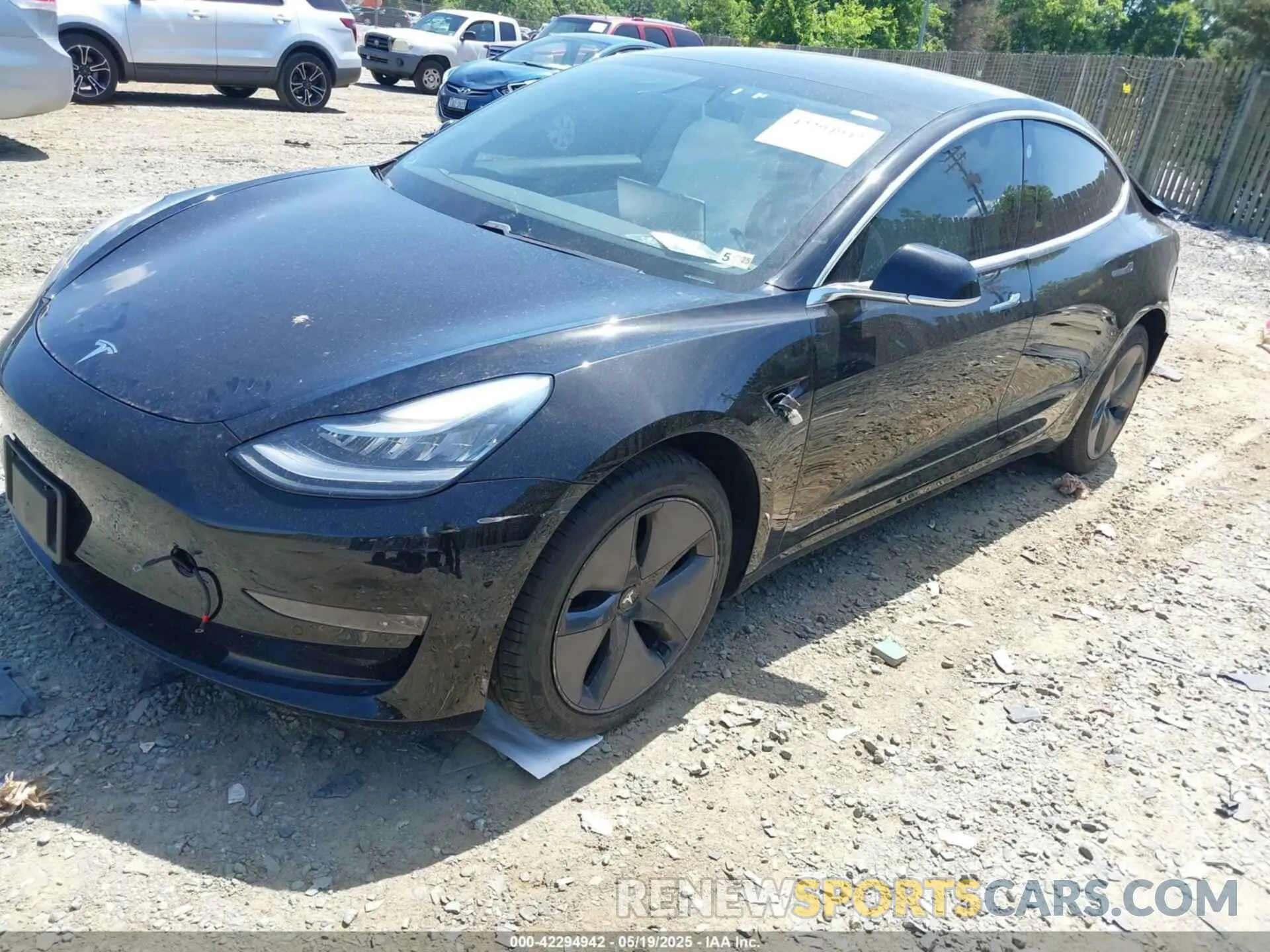 2 Photograph of a damaged car 5YJ3E1EBXLF667792 TESLA MODEL 3 2020