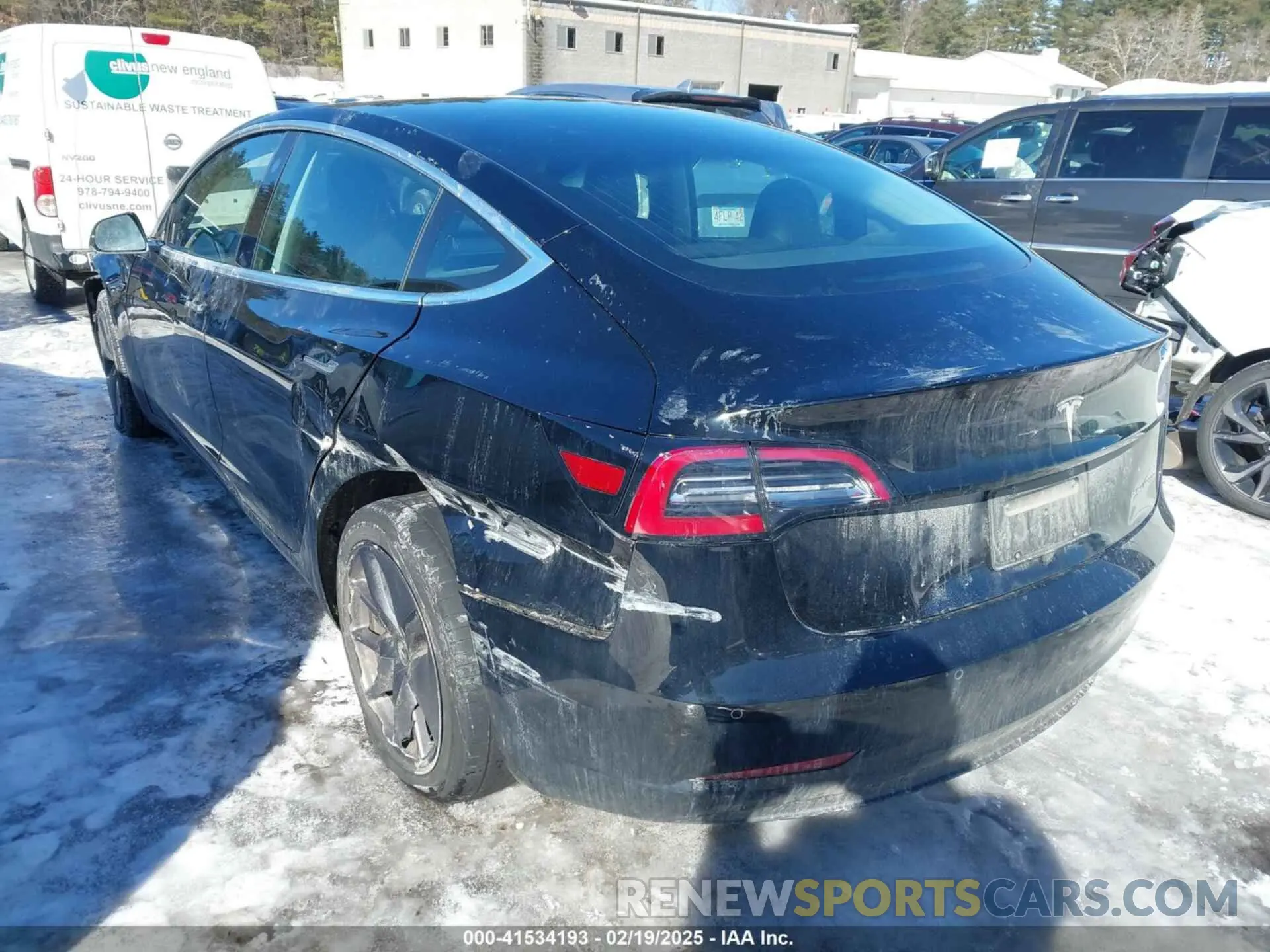 3 Photograph of a damaged car 5YJ3E1EBXLF710463 TESLA MODEL 3 2020