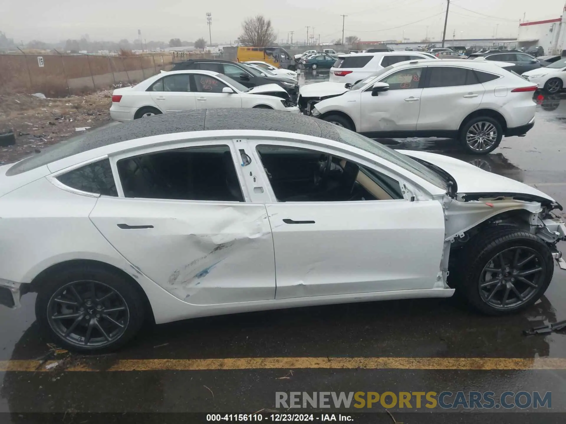 12 Photograph of a damaged car 5YJ3E1EBXLF711483 TESLA MODEL 3 2020