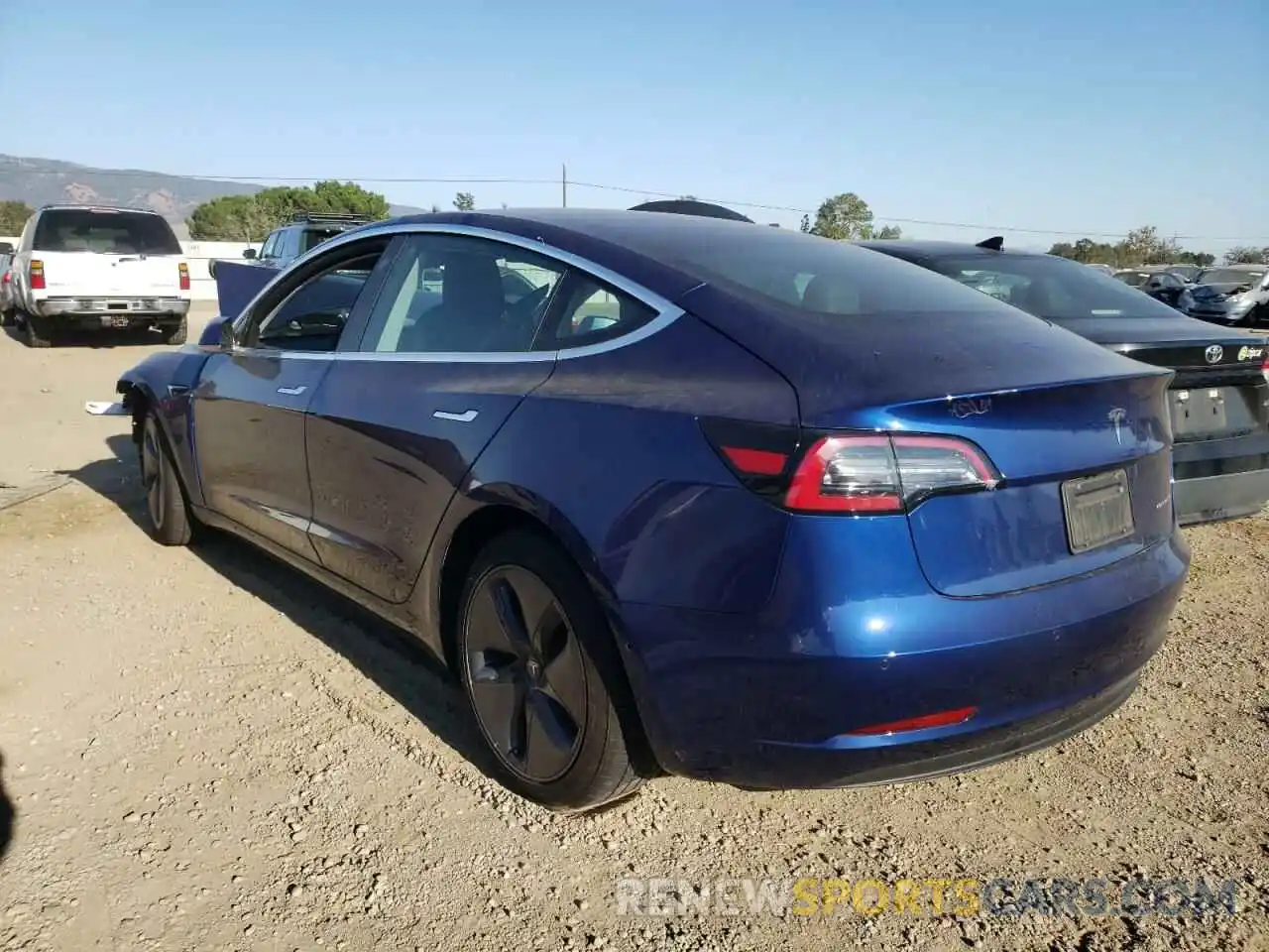 3 Photograph of a damaged car 5YJ3E1EBXLF746394 TESLA MODEL 3 2020