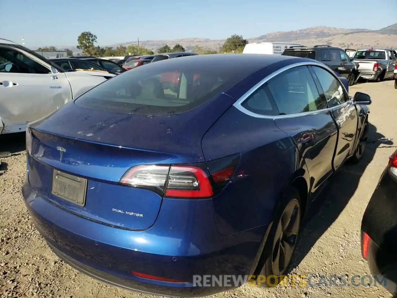 4 Photograph of a damaged car 5YJ3E1EBXLF746394 TESLA MODEL 3 2020