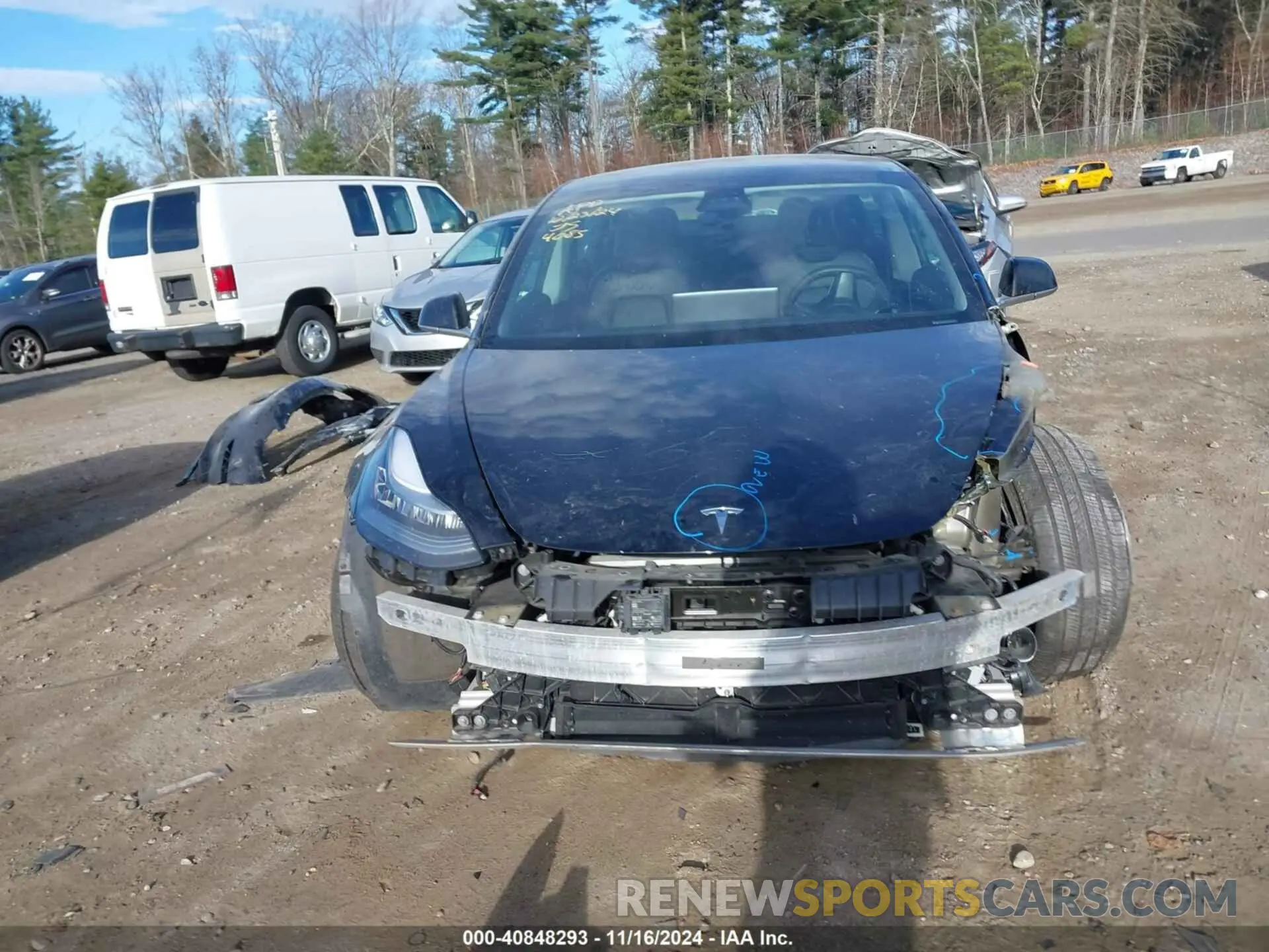 13 Photograph of a damaged car 5YJ3E1EBXLF764085 TESLA MODEL 3 2020