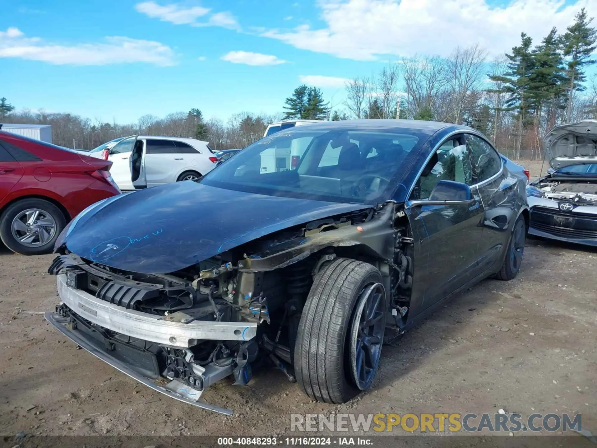 6 Photograph of a damaged car 5YJ3E1EBXLF764085 TESLA MODEL 3 2020