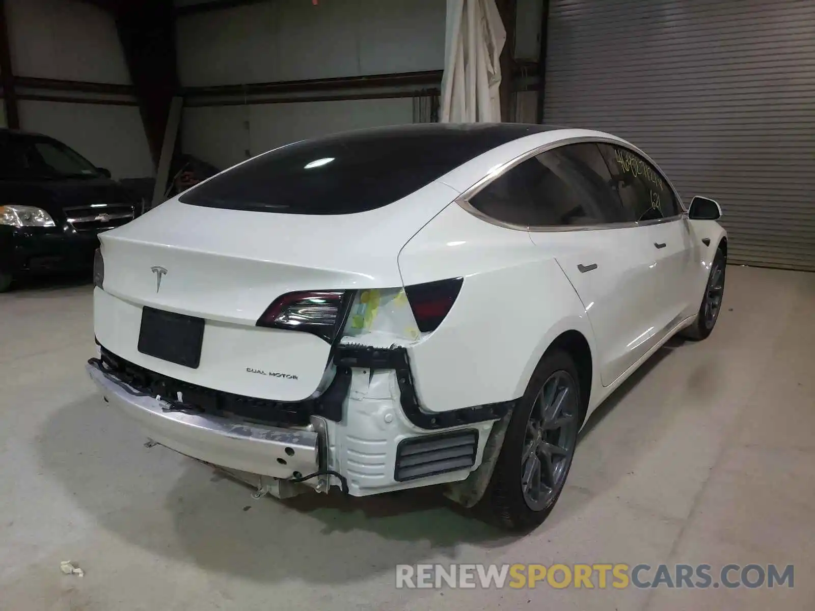 4 Photograph of a damaged car 5YJ3E1EBXLF787852 TESLA MODEL 3 2020