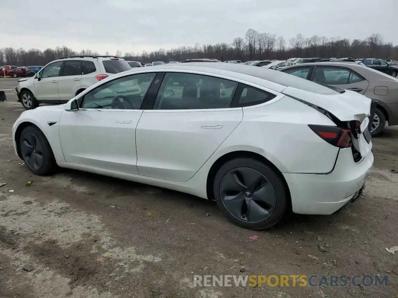 2 Photograph of a damaged car 5YJ3E1EBXLF790668 TESLA MODEL 3 2020