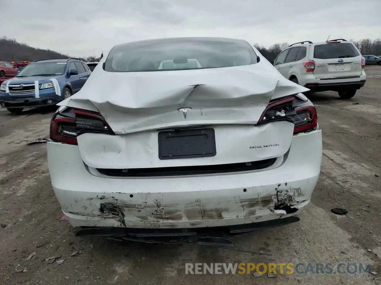 6 Photograph of a damaged car 5YJ3E1EBXLF790668 TESLA MODEL 3 2020