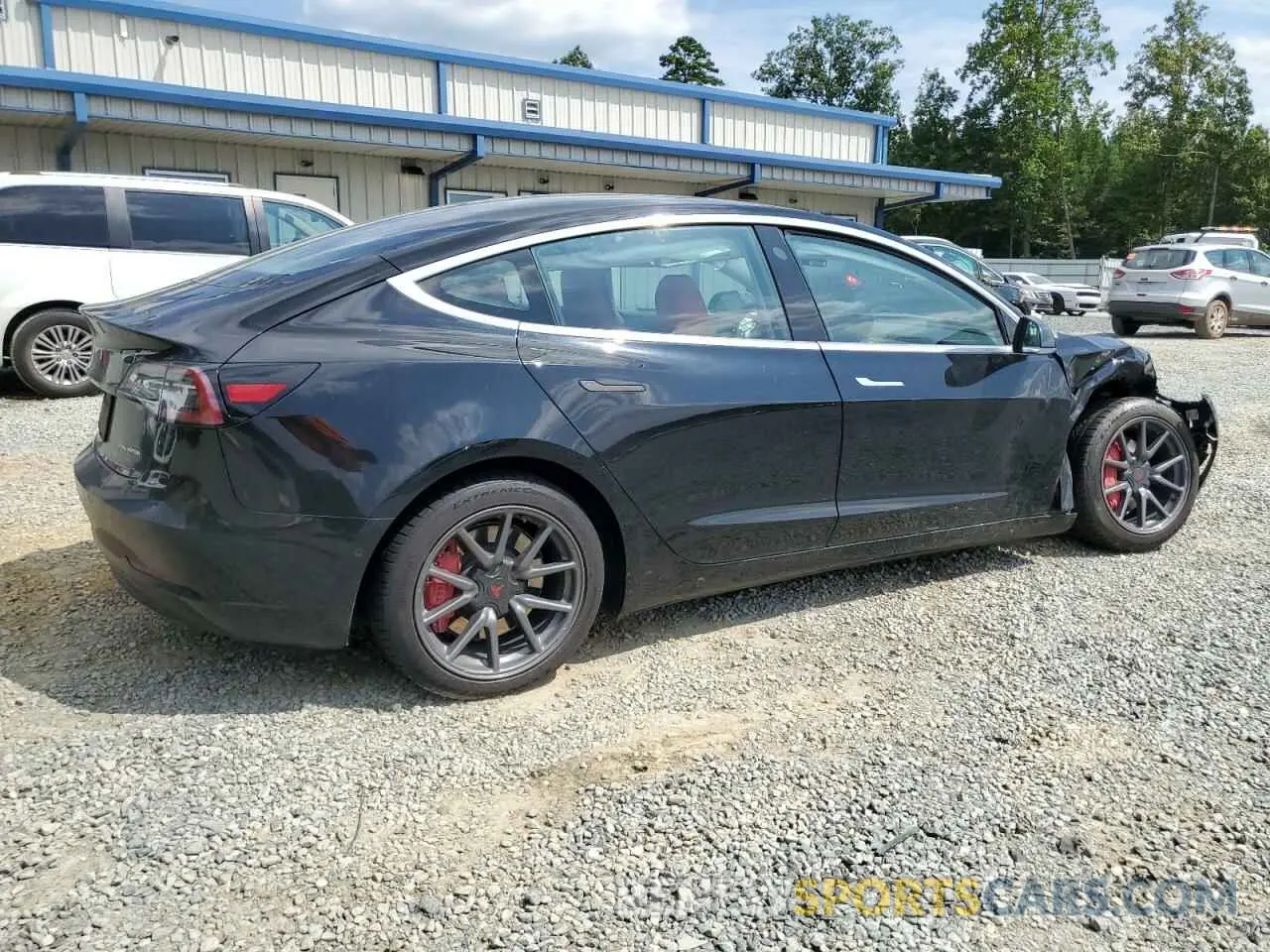 3 Photograph of a damaged car 5YJ3E1EBXLF794624 TESLA MODEL 3 2020