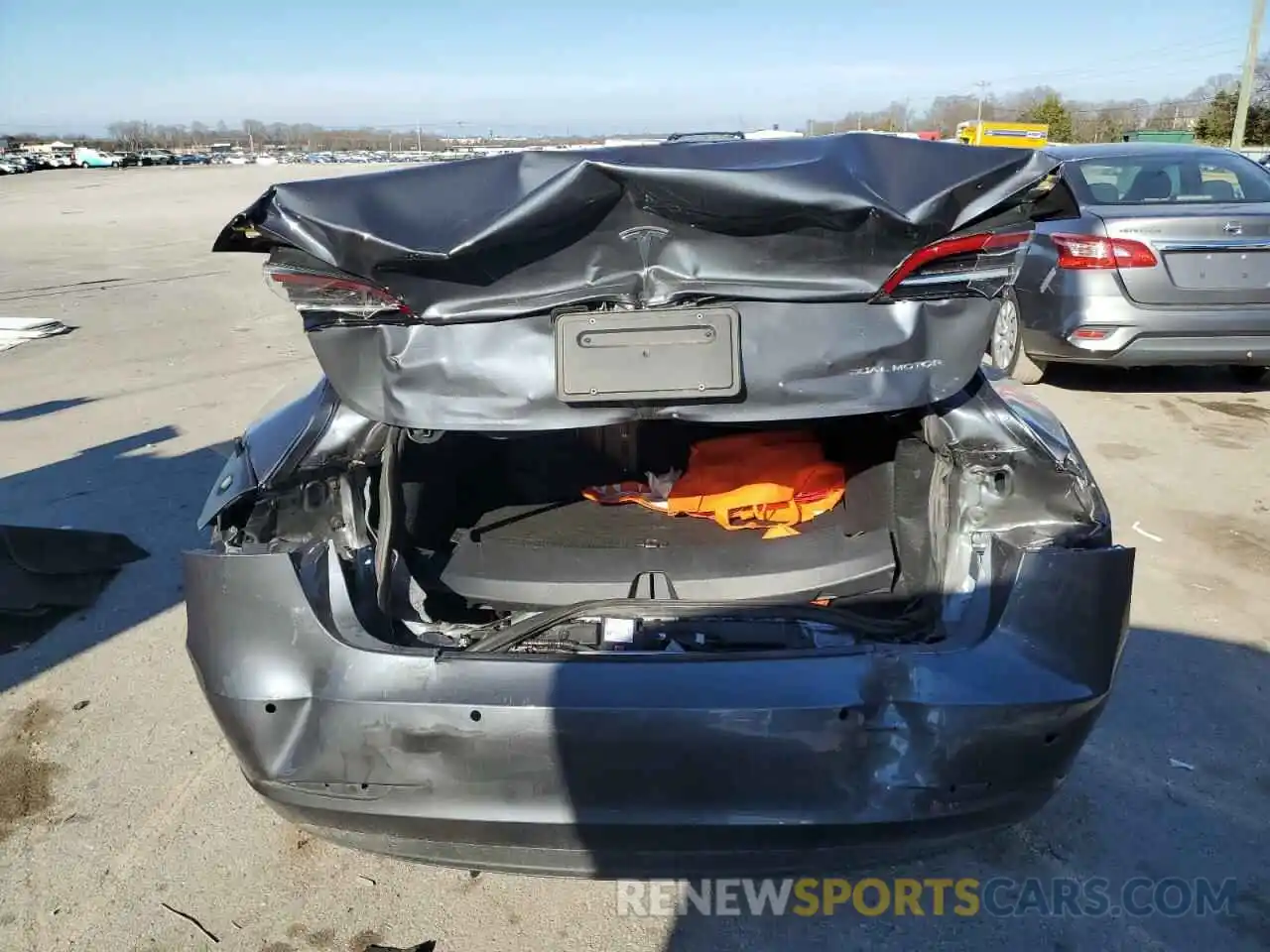 6 Photograph of a damaged car 5YJ3E1EBXLF794798 TESLA MODEL 3 2020