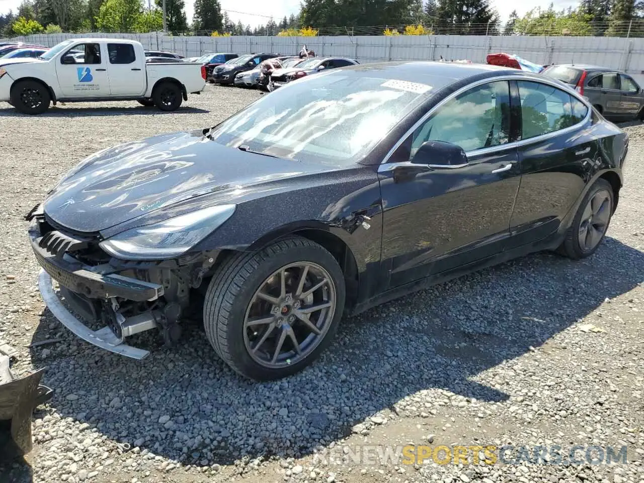 1 Photograph of a damaged car 5YJ3E1EBXLF795689 TESLA MODEL 3 2020