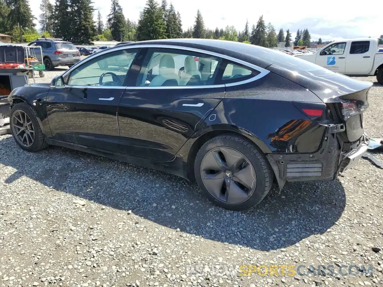 2 Photograph of a damaged car 5YJ3E1EBXLF795689 TESLA MODEL 3 2020