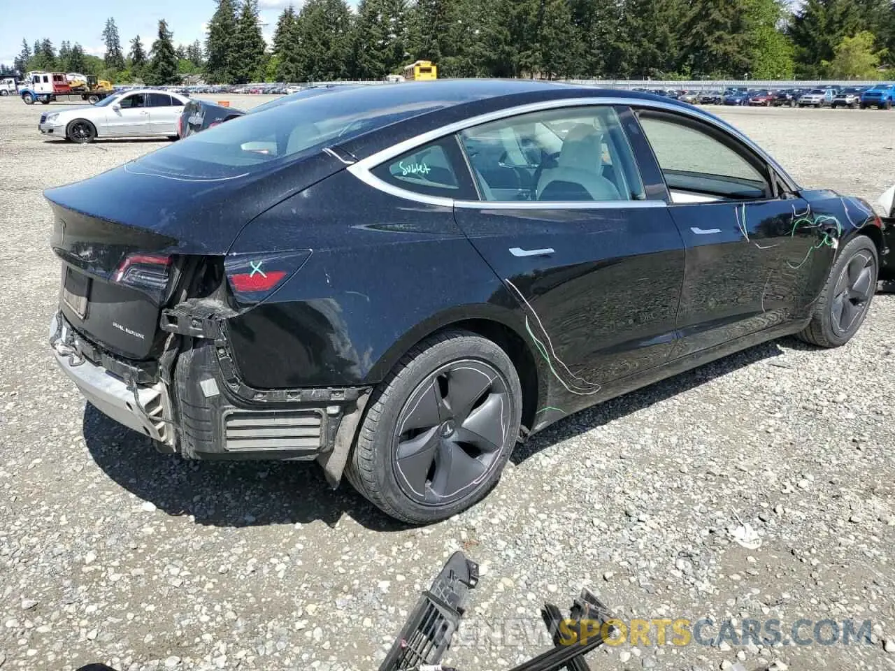 3 Photograph of a damaged car 5YJ3E1EBXLF795689 TESLA MODEL 3 2020